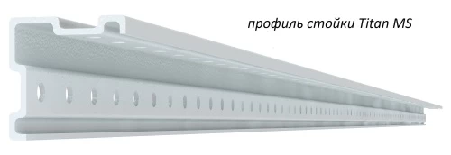 Стеллаж металлический Титан МС-750 1800x1000x700/2