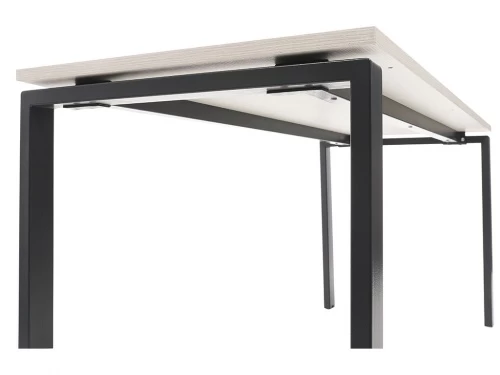 Стол офисный NT 160x70 белое дерево/антрацит