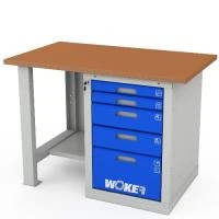 Верстак однотумбовый WOKER PRO 1005.1200